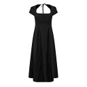 ジャック ウィルス Jack Wills 【 Cap Sleeve Midi Dress Women Black 】 キャップ 帽子 Sleeve スリーブ ド...