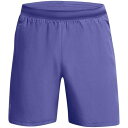 アンダーアーマー Under Armour 【 Armour Launch 2-In-1 7 Shorts Men Purple 】 ショーツ スポーツ アウト...