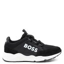 ボス Boss 【 Logo Print Trainers Juniors Kids 】 ロゴ シューズ スニーカー キッズ ベビー マタニティ キッズファッシ...