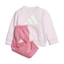 アディダス Adidas 【 Essentials Jogger Set Babies Baby Pink/White 】 ジョガーパンツ キッズ ベビー マタ...