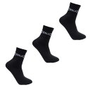 Everlast 【 Quarter Socks 3 Pack Mens Men Black 】 ソックス・靴下 メンズ インナー 下着 ナイトウェア メンズ 靴下 レッグウェア 靴下 メンズ 黒色 ブラック(4)