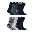 Lyle And Scott 【 10P Socks Gift Sn99 Men Multi 】 ソックス・靴下 インナー 下着 ナイトウェア メンズ 靴下 レ...