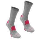 Karrimor 【 2 Pack Walking Socks Ladies Women Ligh Grey Fusch 】 ソックス・靴下 スポーツ アウトド...