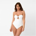 Be You 【 Multiway Broderie Swimsuit Women White 】 水着 レディースファッション 水着 レディース 白色 ホワイ...