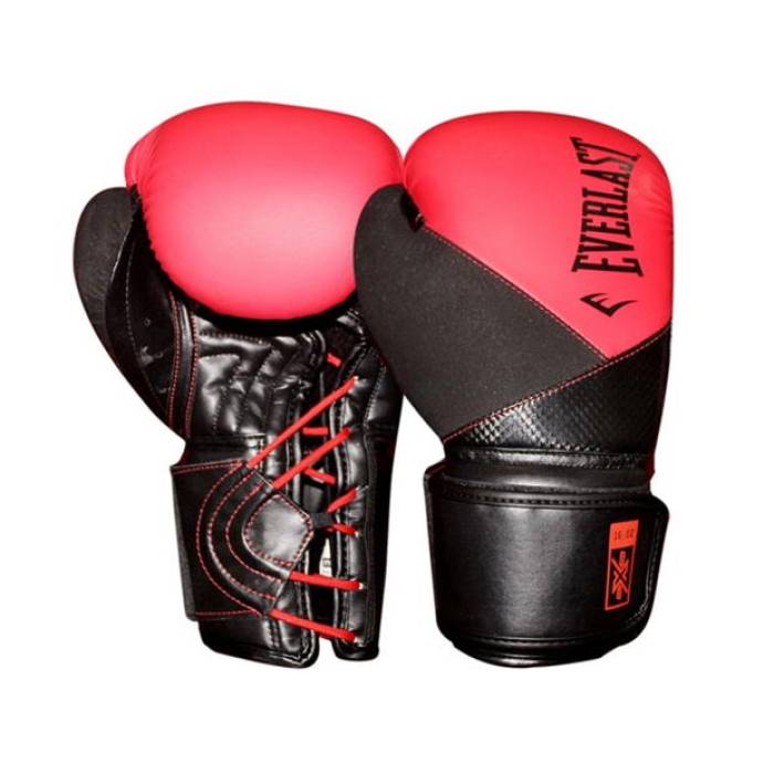 Everlast 【 Protex Boxing Gloves Unisex Red/Black 】 手袋 スポーツ アウトドア 格闘技 武術 ボクシング グローブ ユニセックス Red 赤・レッド 黒色 ブラック