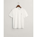 ガント Gant 【 Regular Fit Shield T-Shirt Men White 110 】 Tシャツ メンズファッション トップス Tシャツ カ...