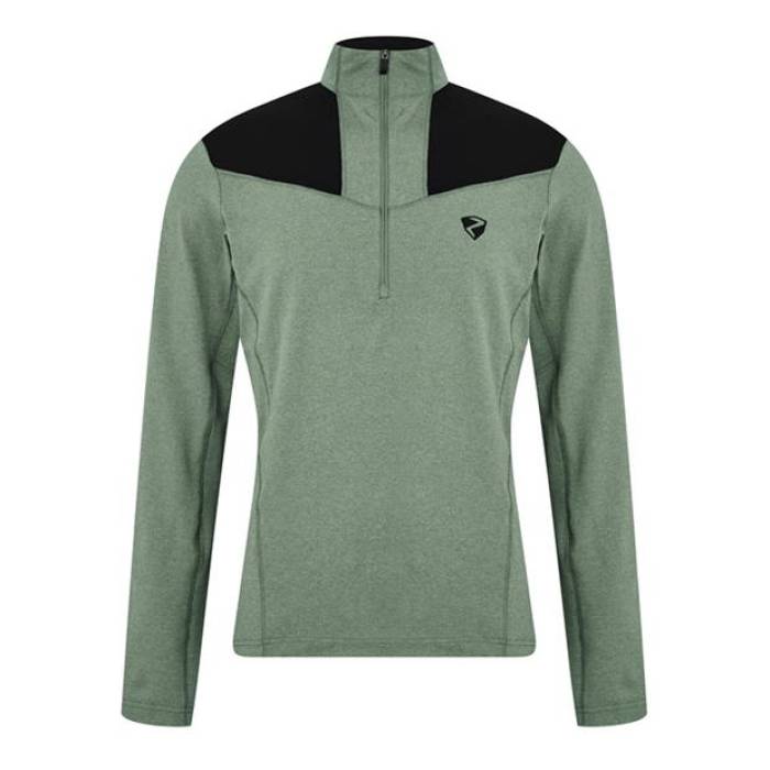 Ziener  Jonga Half Zip Fleece Mens Men Green  ϡ ե꡼  ݡ ȥ...