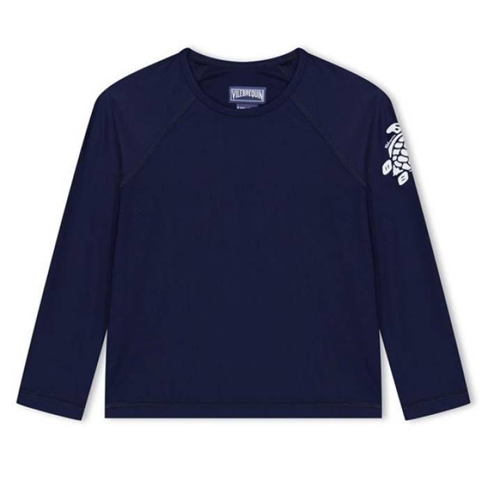 Vilebrequin 【 Glassy Rash Vest Juniors Unisex Bleu Marine 390 】 ベスト スポーツ アウトドア マリンスポーツ ラッシュガード メンズラッシュガード ユニセックス