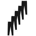 Be You 【 Girls Essentials 5 Pack Leggings Women Black 】 レギンス・タイツ インナー 下着 ナイトウェア ...