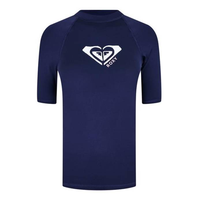  Roxy  Wholhearted Rash Vest Womens Women Mood Indigo  ٥ ǥ...