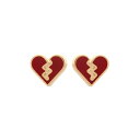 All We Are 【 All We Stud Earring Ld99 Women Gold Tone/Red 】 ジュエリー アクセサリー レディースジュ...