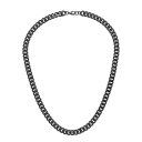 Fabric 【 Curb Chain Necklace Unisex Gunmetal 】 ネックレス ジュエリー アクセサリー 男女兼用アクセサリー ネックレスチェーン ユニセックス