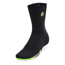 アンダーアーマー Under Armour 【 Curry Armourdry Playmaker Mid-Crew Socks Adults Men 】 カリ...