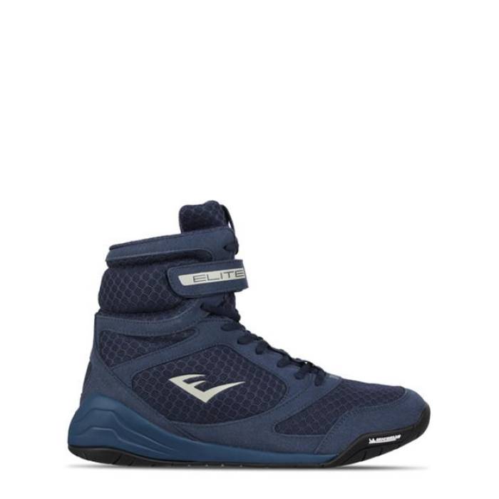 Everlast 【 Pro Elite Boxing Boots Mens Men Blue 】 プロ エリート ブーツ メンズ スポーツ アウトドア 格闘技...