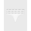 カルバンクライン Calvin Klein 【 3 Pack Thongs Women White 】 インナー 下着 ナイトウェア レディース インナー 下着...