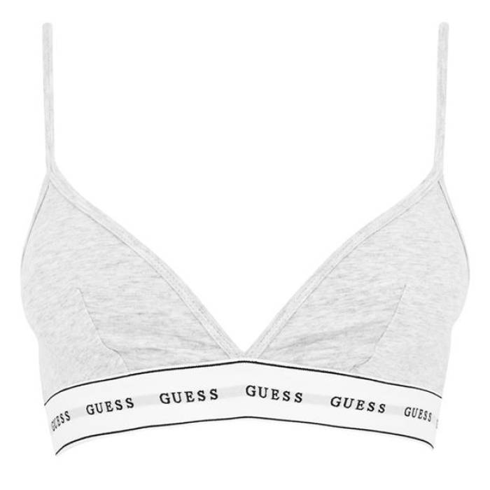 ゲス Guess 【 Carrie Logo Bra Women Light Rock F 】 ロゴ インナー 下着 ナイトウェア レディース インナー 下着 ランジェリー ブラジャー レディース