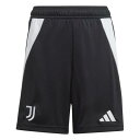 アディダス Adidas 【 Juventus Home Shorts 2024 2025 Juniors Kids Black/White 】 ショーツ スポ...