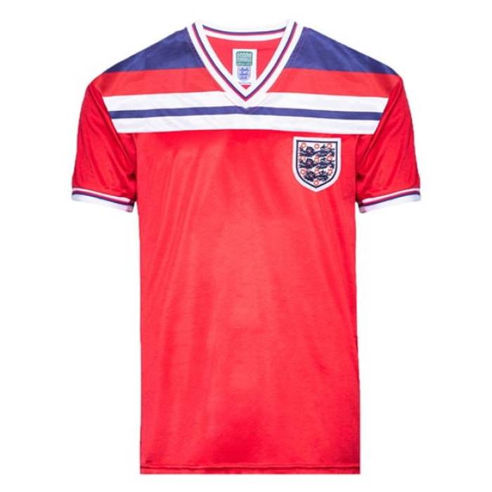 Score Draw 【 England '82 Away Shirt Adults Men Red 】 スポーツ アウトドア サッカー フットサル メンズウェ...