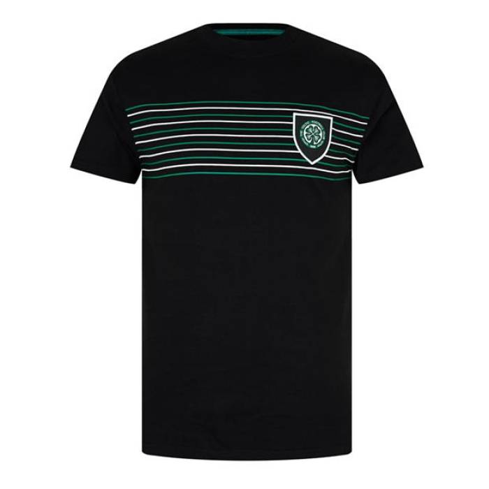 Team 【 Celtic Retro T-Shirt Adults Men Black 】 レトロ Tシャツ スポーツ アウトドア サッカー フットサル メン...