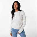 ジャック ウィルス Jack Wills 【 Tinsbury Merino Wool Blend Cable Knitted Jumper Women 】 レ...