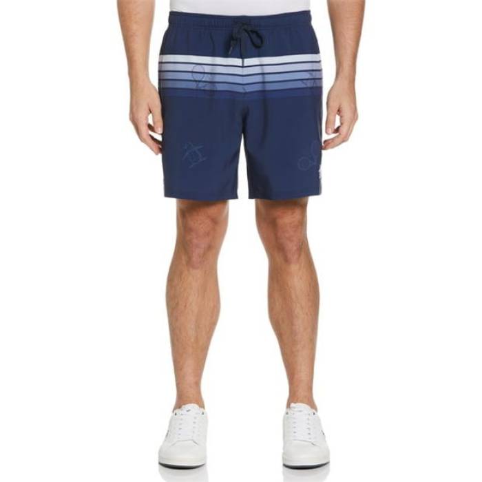 オリジナルペンギン Original Penguin 【 Orig Shorts Sn99 Men Black Iris 】 ショーツ スポーツ アウトドア テニス メンズウェア ハーフパンツ ショートパンツ メンズ 黒色 ブラック