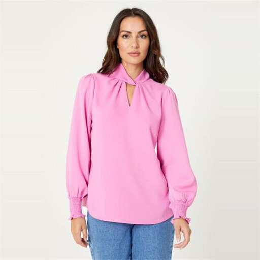 Be You 【 Twist Neck Blouse Women 】 レディースファッション チュニック レディース Be You 【 Twist Neck Blouse Women 】 レディースファッション チュニック レディース