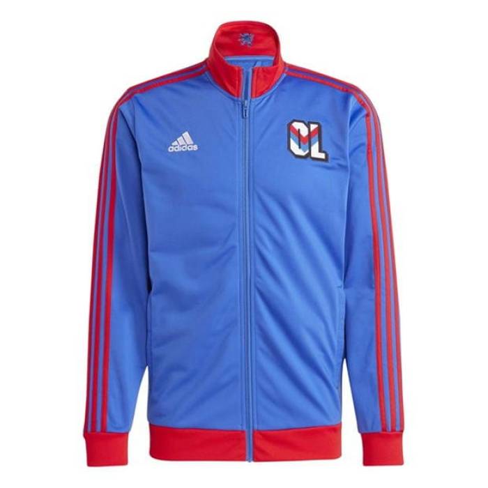 アディダス Adidas 【 Olympique Lyonnais Dna Track Top 2023 2024 Adults Men Hi-Res Blue...