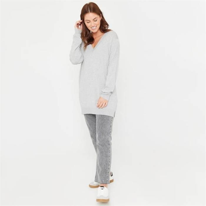 Be You  You St V Nck Jmp Ld09 Women Grey  ǥեå ȥåץ ¾ ǥ...