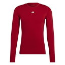 アディダス Adidas 【 Techfit Aeroready Long Sleeve Long-Sleeve Top Sn99 Men 】 Sleeve ス...