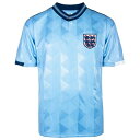 Score Draw 【 England Third Shirt 1989 Adults Men Blue 】 スポーツ アウトドア サッカー フットサル メン...
