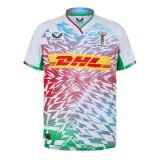 Castore 【 Harlequins Away Shirt 2024 2025 Adults Men Wht/Red/Blu 】 スポーツ アウトドア ラグビー ウェア シャツ メンズ Red 赤・レッド