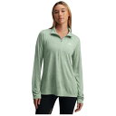 アンダーアーマー Under Armour 【 Armour Tech Half Zip Top Womens Women Silicia Green 】 テッ...