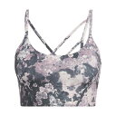 アディダス Adidas 【 Yoga Light-Support Long Line Graphic Sports Bra Womens Women Magmau/Carbon/P 】 グラフィック レディース スポーツ アウトドア スポーツウェア アクセサリー スポーツ用インナー レディー