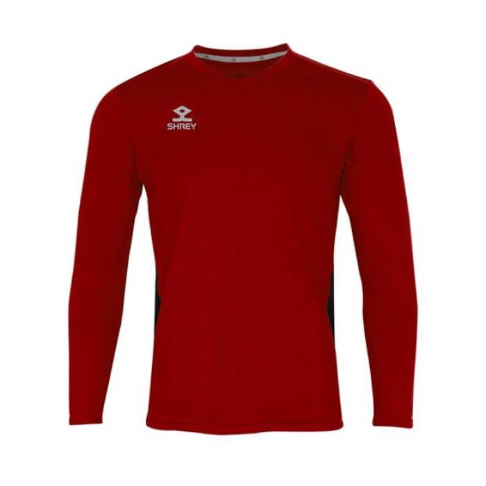 Shrey 【 Performance T20 Shirt Long-Sleeve 99 Men Maroon/Black 】 パフォーマンス スポーツ アウトドア アウトドア その他 メンズ マルーン 黒色 ブラック