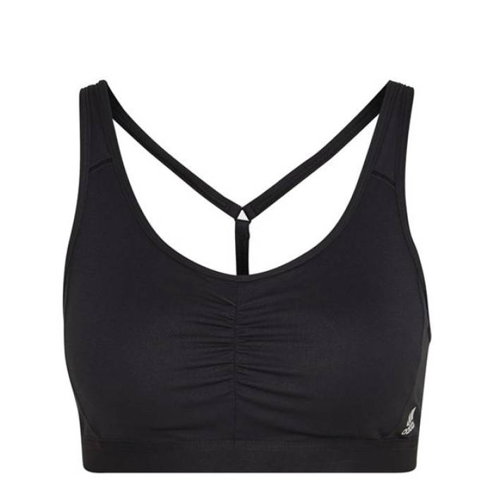 アディダス Adidas 【 Coreessentials Medium-Support Bra Womens Women Black 】 レディース スポーツ アウトドア スポーツウェア アクセサリー スポーツ用インナー レディースインナー スポーツブラ レディ