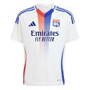 アディダス Adidas 【 Olympique Lyonnais Home Shirt 2024 2025 Juniors Kids White 】 スポーツ...