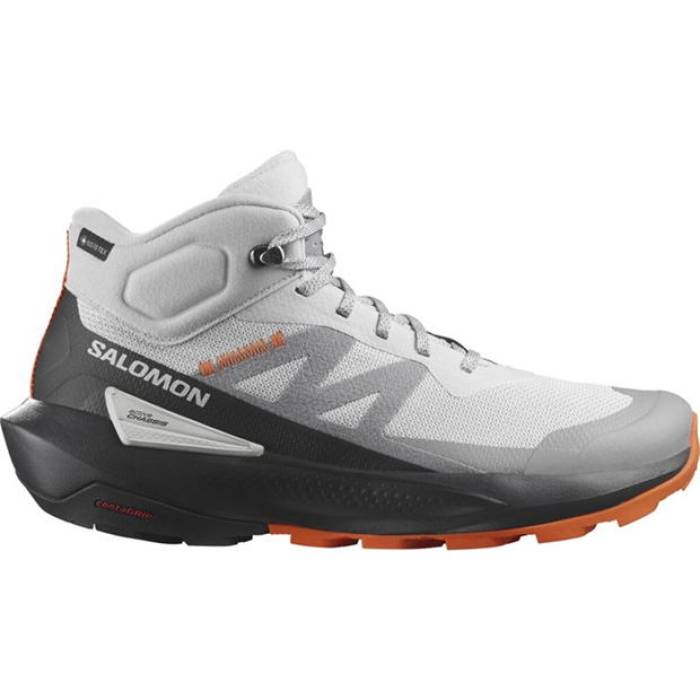 サロモン Salomon 【 Elixir Activ Mid Gtx Mens Walking Shoe Men Phantom/Glacier 】 ミッド メンズ 靴 メンズ靴 ウォーキングシューズ メンズ