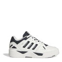 アディダス Adidas 【 Midcity Low Trainers Juniors Men Core White 】 シューズ スニーカー スポーツ アウトドア バスケットボール シューズ メンズシューズ メンズ コア 白色 ホワイト
