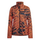アディダス Adidas 【 Fast Aop Ladies Running Jacket Women Impact Orange 】 ファスト Jacket ...