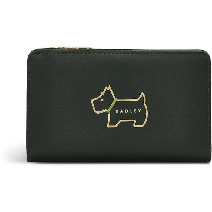 Radley  Heritage Medium Bifold Purse Women Racinggreen  Хå ʪ ֥ɻ...