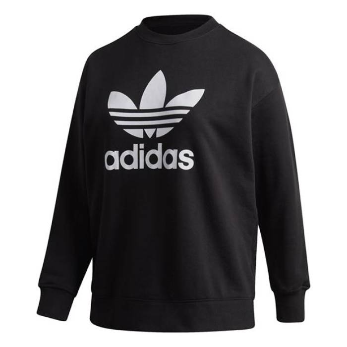 ǥ Adidas Originals  Trefoil Crew Sweater Women Black  ȥե 롼...