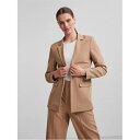 ピーシーズ Pieces 【 Ls Strpd Blzr Ld99 Women Silver Mink 】 レディースファッション その他 レディース Silv...