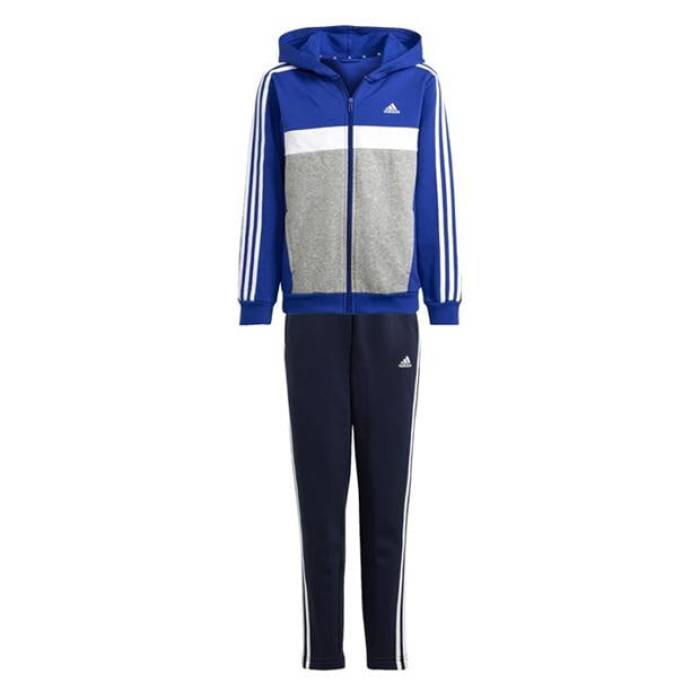 ǥ Adidas  Tiberio Fleece Tracksuit Juniors Kids Blue/Grey  ե꡼ ...