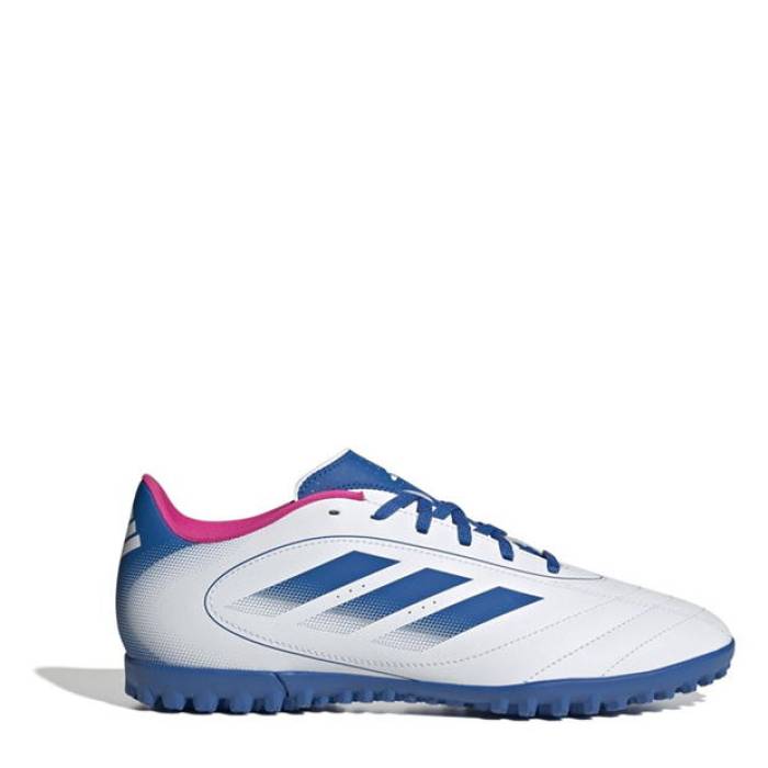アディダス Adidas 【 Goletto Viii Astro Turf Football Boots Men White/Blue/Pink 】 ターフ フットボール ブーツ スポーツ アウトドア サッカー フットサル サッカー シューズ スパイク メンズシューズ メン