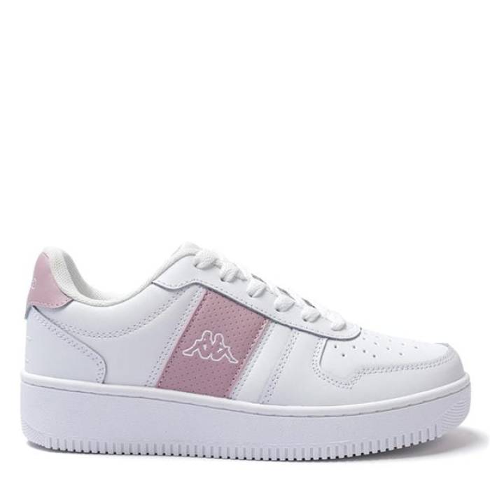 楽天スニケスカッパ Kappa 【 La Morra Trainers Juniors Kids White/Pink 】 ロサンゼルス シューズ スニーカー キッズ ベビー マタニティ キッズファッション 靴 スニーカー ジュニア キッズ 白色 ホワイト pink ピンク