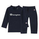 チャンピオン Champion 【 Crew Track Suit Kids Navy/Navy 】 クルー トラック スーツ キッズ ベビー マタニティ ベビ...