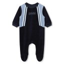 ボス Boss 【 Striped Logo All-In-One Babies Kids Navy 849 】 ロゴ キッズ ベビー マタニティ ベビーファッ...