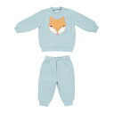 Hello World 【 Top And Trouser Set Babies Baby Teal 】 キッズ ベビー マタニティ ベビーファッション 上下セ...