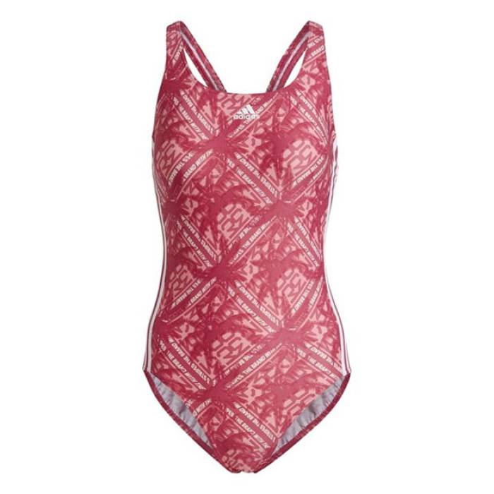アディダス Adidas 【 Sh3.Ro Festivibes 3-Stripes Swimsuit Womens Women Wild Pink/Hazy 】 水着 レディース スポーツ アウトドア 水泳 競技水着 レディース競技水着 レディース wild ワイルド pink ピンク