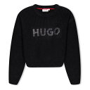 ヒューゴ Hugo 【 Logo Crew Sweater Juniors Kids 】 ロゴ クルー トレーナー キッズ ベビー マタニティ キッズファッショ...